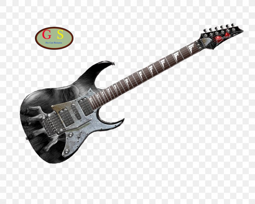 Ibanez RG Seven-string Guitar Electric Guitar, PNG, 1000x800px, Watercolor, Cartoon, Flower, Frame, Heart Download Free