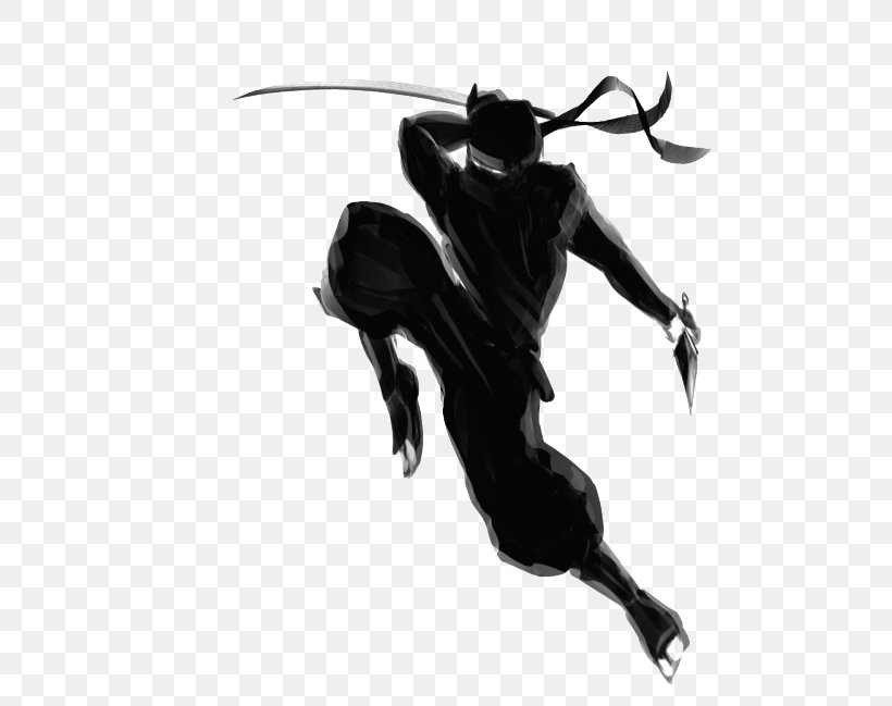 T-shirt Ninja Wall Decal Sticker, PNG, 544x649px, Tshirt, Batman Ninja, Black, Black And White, Decal Download Free