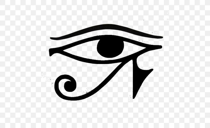 Ancient Egypt Eye Of Ra Eye Of Horus, PNG, 500x500px, Ancient Egypt, Ancient Egyptian Deities, Black And White, Brand, Deity Download Free