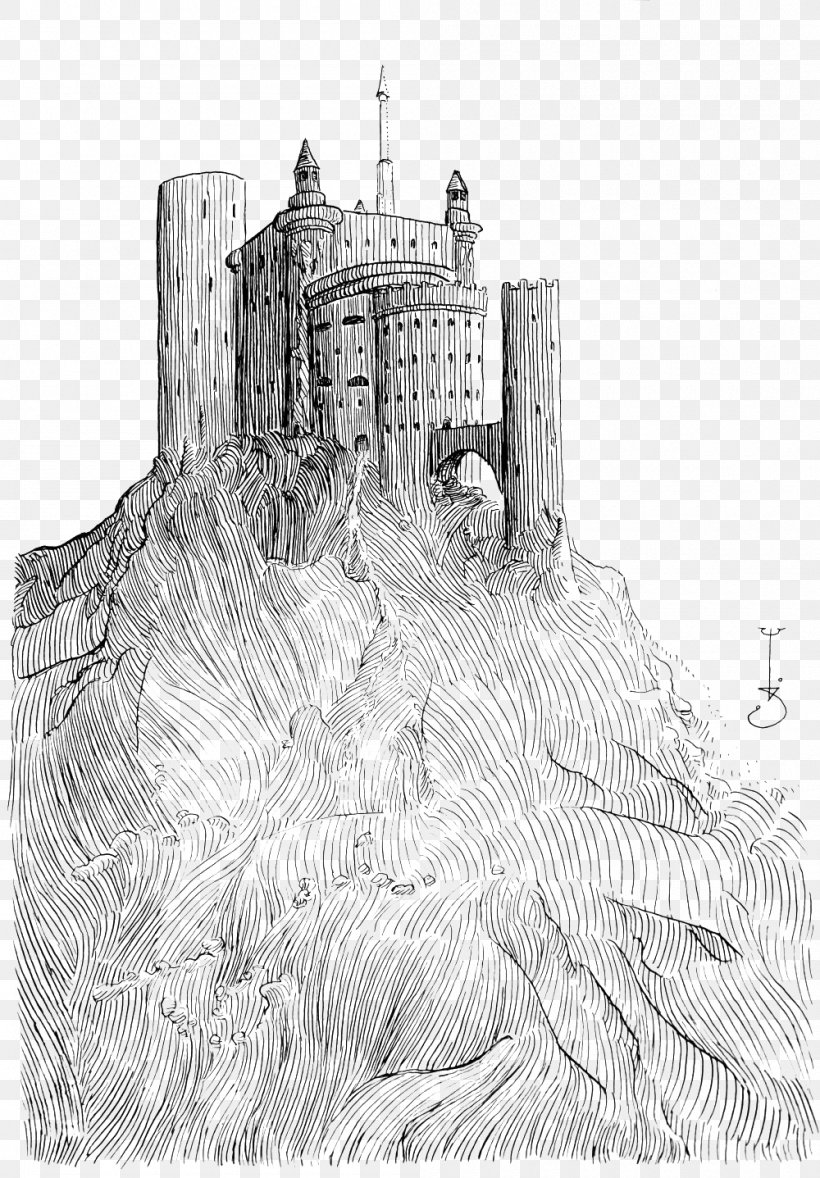 Architecture Sketch, PNG, 1000x1437px, Architecture, Artwork, Black And White, Cartoon, Drawing Download Free