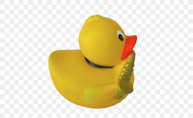 Rubber Duck Saxophone Bathtub Plastic, PNG, 500x500px, Duck, Bathroom, Bathtub, Beak, Bird Download Free