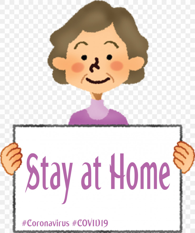 Stay At Home Coronavirus COVID19, PNG, 2487x2971px, Stay At Home, Cartoon, Coronavirus, Covid19, Happy Download Free