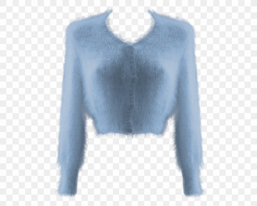 Sweater Outerwear Sleeve Neck, PNG, 2530x2024px, Sweater, Blue, Clothing, Fur, Neck Download Free