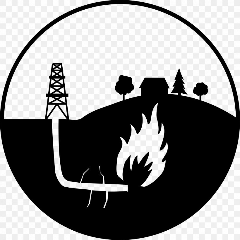 Hydraulic Fracturing Natural Gas Shale Gas Clip Art, PNG, 2400x2400px, Hydraulic Fracturing, Antifracking Movement, Black, Black And White, Brand Download Free