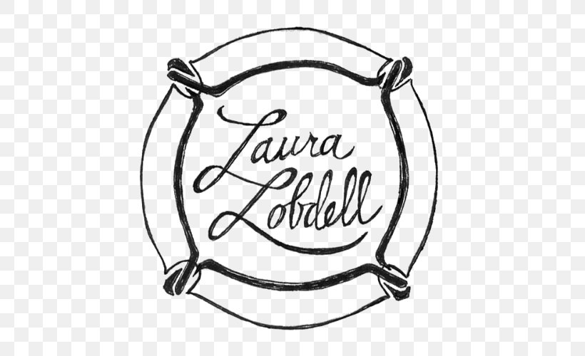Laura Lobdell Jewelry Brand Logo Facebook Font, PNG, 500x500px, Brand, Area, Black And White, Drawing, Facebook Download Free