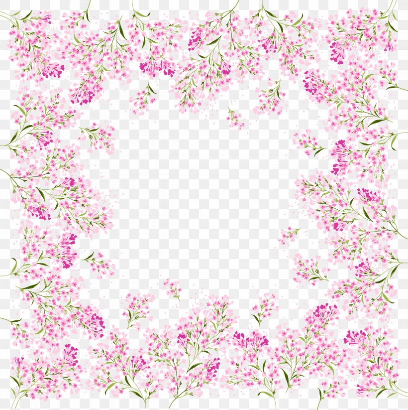 Picture Frames Clip Art, PNG, 4630x4648px, Picture Frames, Area, Blossom, Branch, Cherry Blossom Download Free
