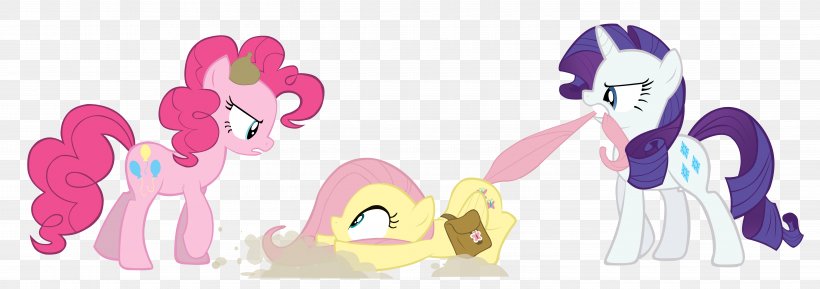 Rarity Pinkie Pie Fluttershy Pony Horse, PNG, 6000x2120px, Watercolor, Cartoon, Flower, Frame, Heart Download Free