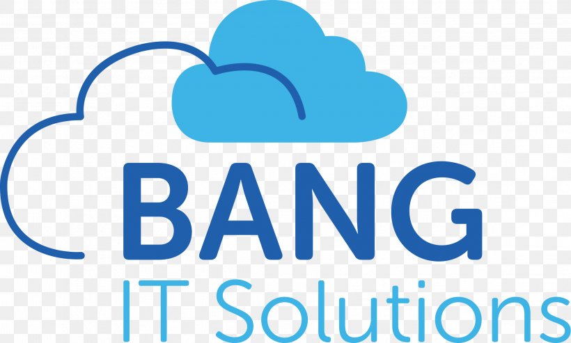 Bang IT Solutions Logo Information Technology Brand Human Behavior, PNG, 2293x1380px, Logo, Area, Behavior, Blue, Brand Download Free