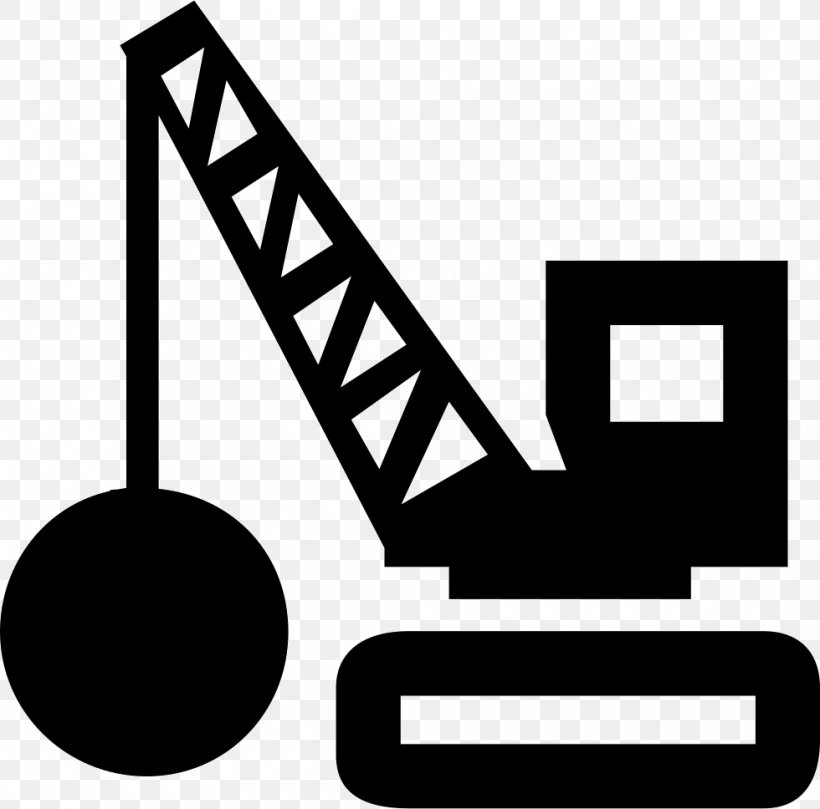 Demolition Wrecking Ball Construction Recycling Heavy Machinery, PNG, 980x968px, Demolition, Area, Black, Black And White, Brand Download Free