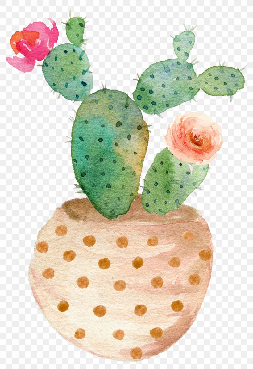 Watercolor Painting Succulent Plant Cactaceae Clip Art, PNG, 1184x1729px, Watercolor Painting, Art, Cactaceae, Cactus, Canvas Download Free