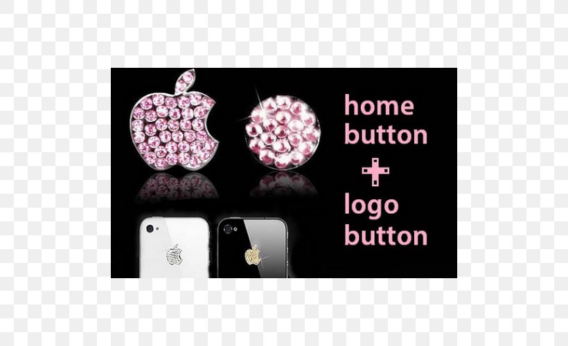 IPhone 4S IPhone 7 IPhone 6 Plus IPhone 6s Plus, PNG, 500x500px, Iphone 4s, Adhesive, Apple, Bling Bling, Body Jewelry Download Free