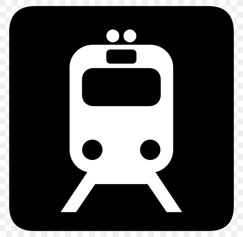 Train Rail Transport Tram Bus Rapid Transit, PNG, 800x800px, Train, Area, Black, Black And White, Bus Download Free