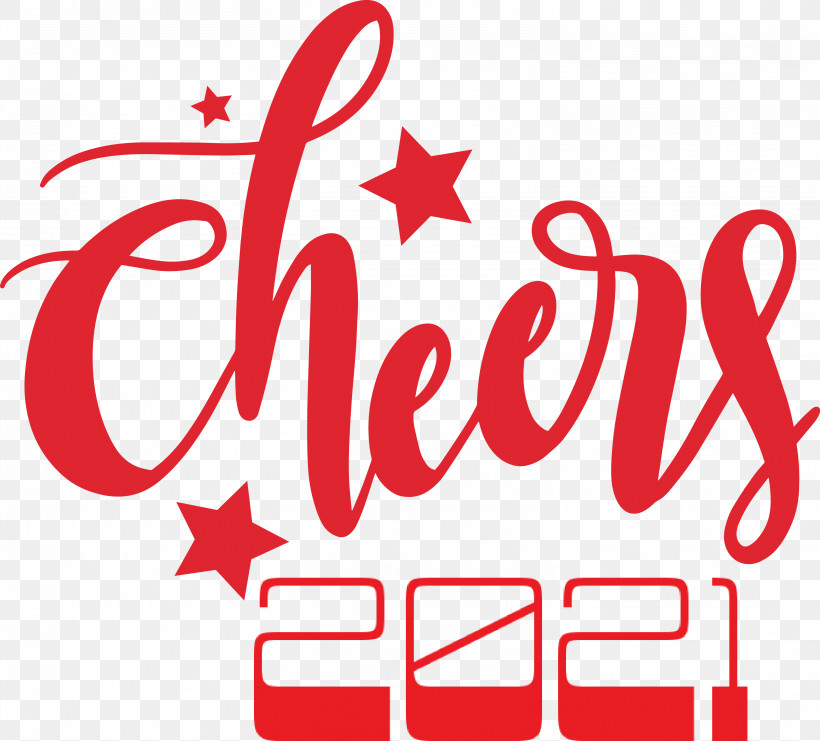 2021 Cheers New Year Cheers Cheers, PNG, 3012x2723px, Cheers, Geometry, Line, Logo, M Download Free
