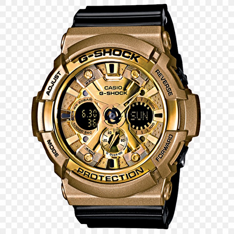 G-Shock Watch Casio Gold Chronograph, PNG, 960x960px, Gshock, Blue, Brand, Casio, Chronograph Download Free