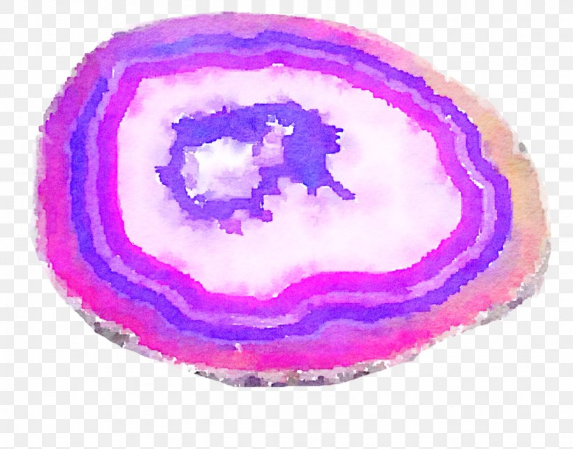 Geode Watercolor Painting Crystal Art Clip Art, PNG, 1024x803px, Geode, Art, Color, Crystal, Magenta Download Free