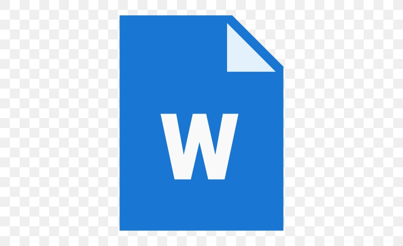 Microsoft Word Android Document File Format, PNG, 500x500px, Microsoft Word, Android, Area, Blue, Brand Download Free
