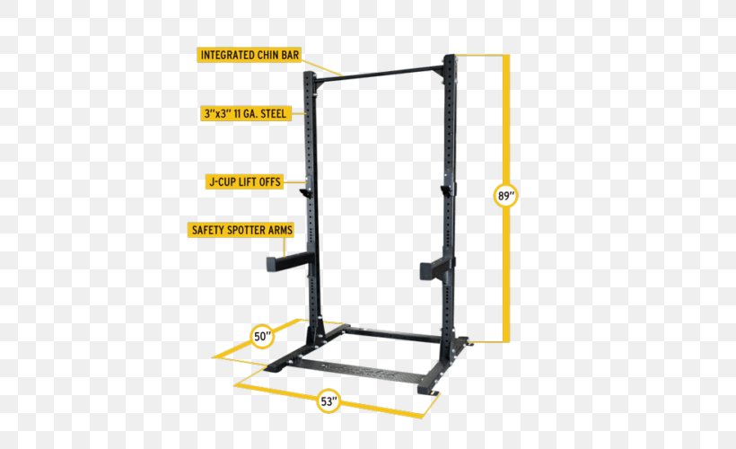 Power Rack Fitness Centre Squat Bench Press, PNG, 500x500px, Power Rack, Bench, Bench Press, Crossfit, Dip Download Free