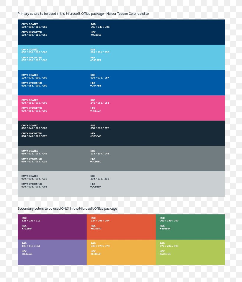 Download Colour Chart