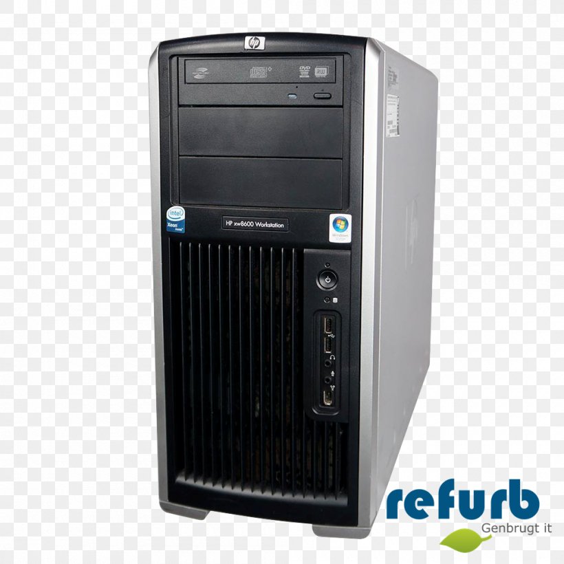 Computer Cases & Housings Hewlett-Packard Workstation Xeon Desktop Computers, PNG, 1000x1000px, Computer Cases Housings, Barebone Computers, Central Processing Unit, Computer, Computer Case Download Free