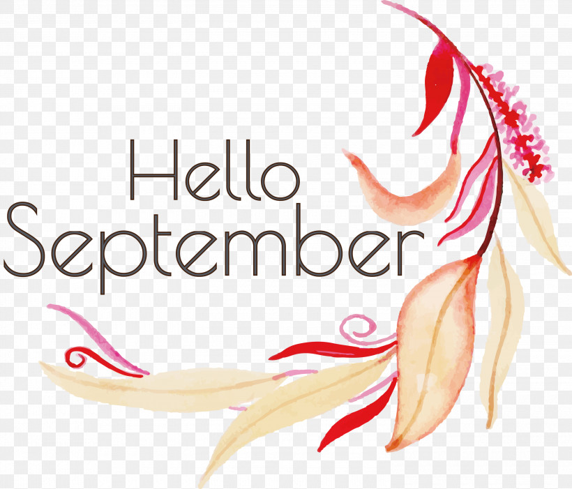 Hello September September, PNG, 3000x2566px, Hello September, Drawing, Flower, Painting, Picture Frame Download Free