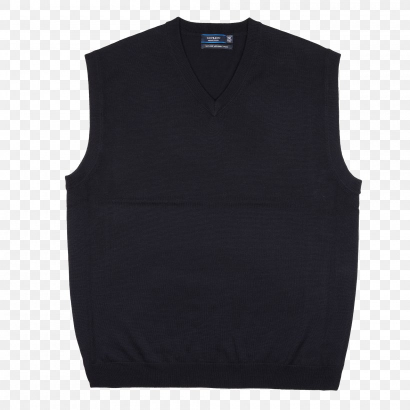 T-shirt Gilets Sweater Undershirt Pants, PNG, 2000x2000px, Tshirt, Black, Gilets, Neck, Outerwear Download Free