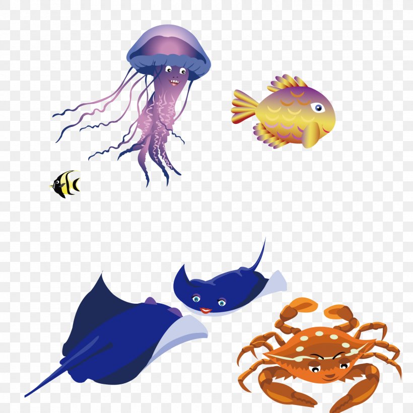 Vector Graphics Stock Illustration Royalty-free Image, PNG, 1500x1500px, 3d Computer Graphics, Royaltyfree, Cephalopod, Electric Blue, Fish Download Free