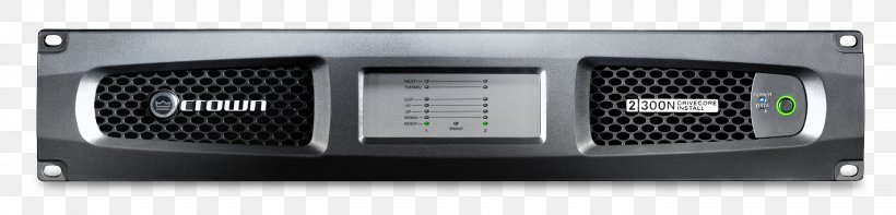 Digital Audio Audio Power Amplifier Crown International Crown Audio Crown DCi 4|300, PNG, 5320x1284px, Digital Audio, Amplifier, Analog Signal, Audio, Audio Power Amplifier Download Free