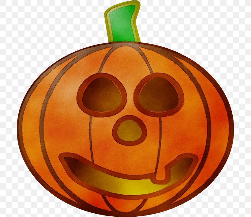Cartoon Halloween Pumpkin, PNG, 709x710px, Watercolor, Big Pumpkin, Calabaza, Cucurbita, Cucurbita Maxima Download Free