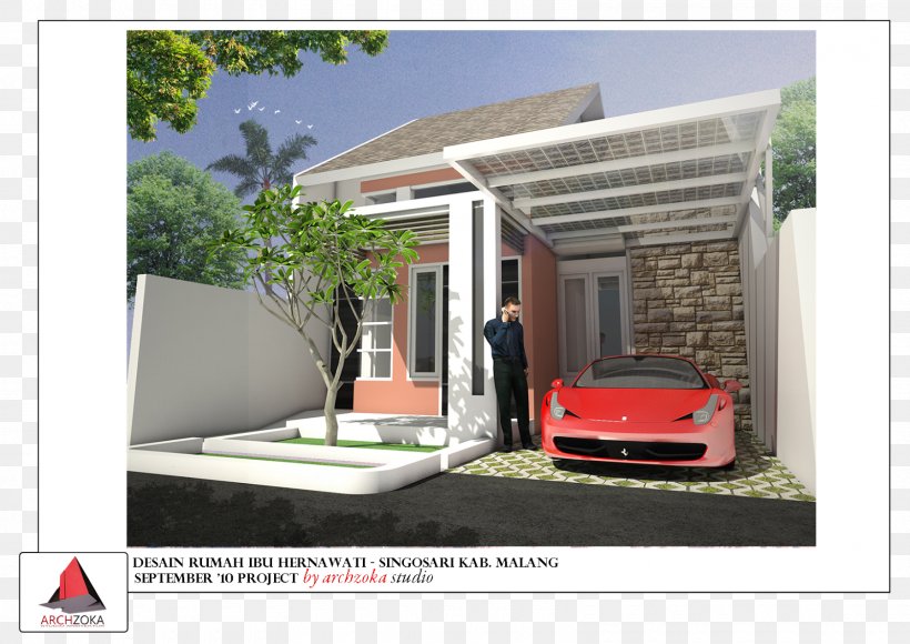 Jasa Desain Arsitek Indonesia House Home Architect, PNG, 1600x1132px, House, Architect, Building, Facade, Family Car Download Free