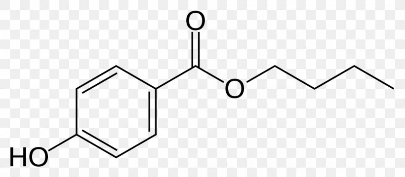 Methylparaben 4-Hydroxybenzoic Acid Propylparaben Butylparaben, PNG, 1200x526px, 4hydroxybenzoic Acid, Ethylparaben, Area, Benzoic Acid, Black And White Download Free