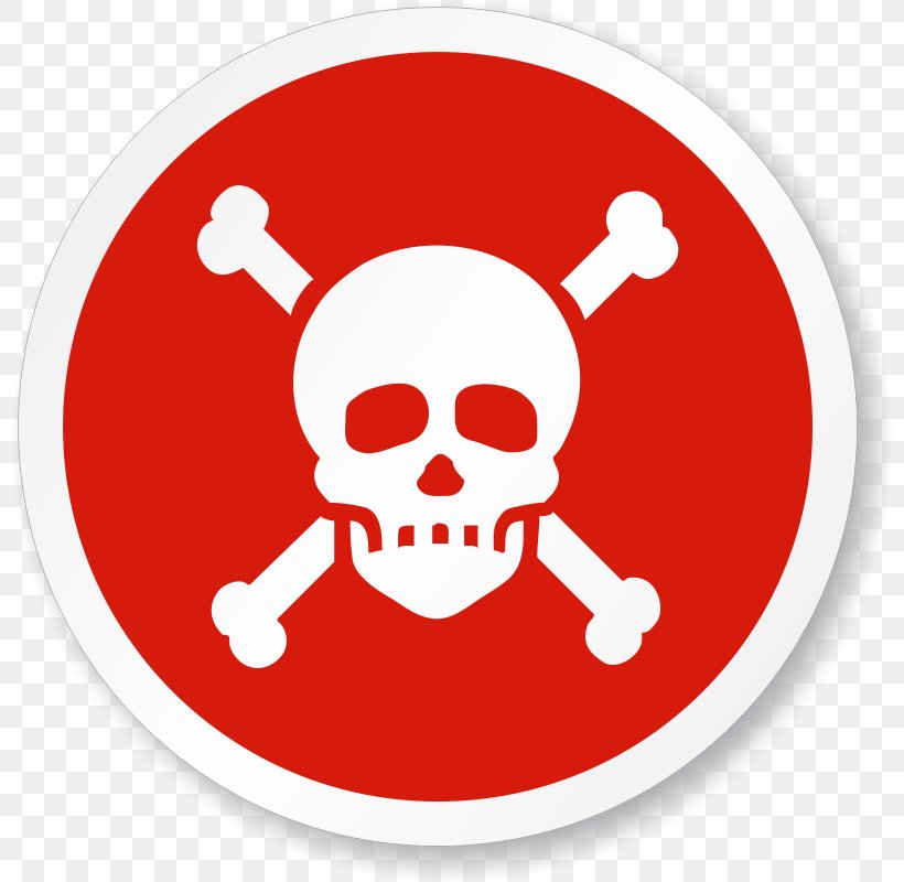 Poison Hazard Symbol Safety Sign, PNG, 800x800px, Poison, Area, Biological Hazard, Bone, Dangerous Goods Download Free