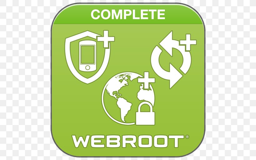 Webroot SecureAnywhere AntiVirus Webroot Internet Security Complete Antivirus Software Webroot Internet Security Essentials, PNG, 512x512px, Webroot, Android, Antivirus Software, Area, Brand Download Free