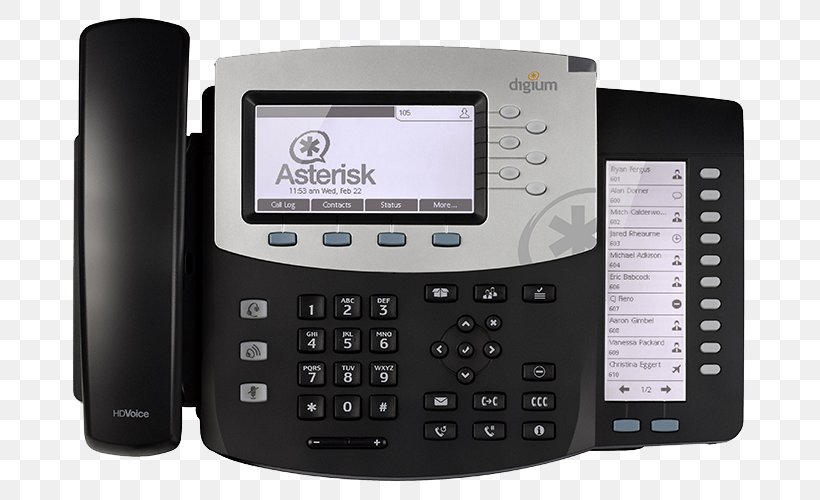 Asterisk VoIP Phone Digium Telephone Softphone, PNG, 716x500px, Asterisk, Answering Machine, Business Telephone System, Corded Phone, Digium Download Free