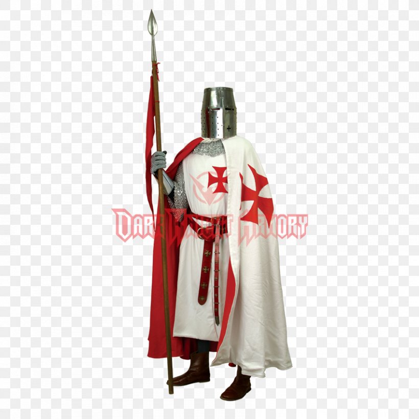 Crusades Middle Ages Surcoat Knights Templar Tunic, PNG, 850x850px, Crusades, Belt, Belt Buckles, Cape, Cloak Download Free