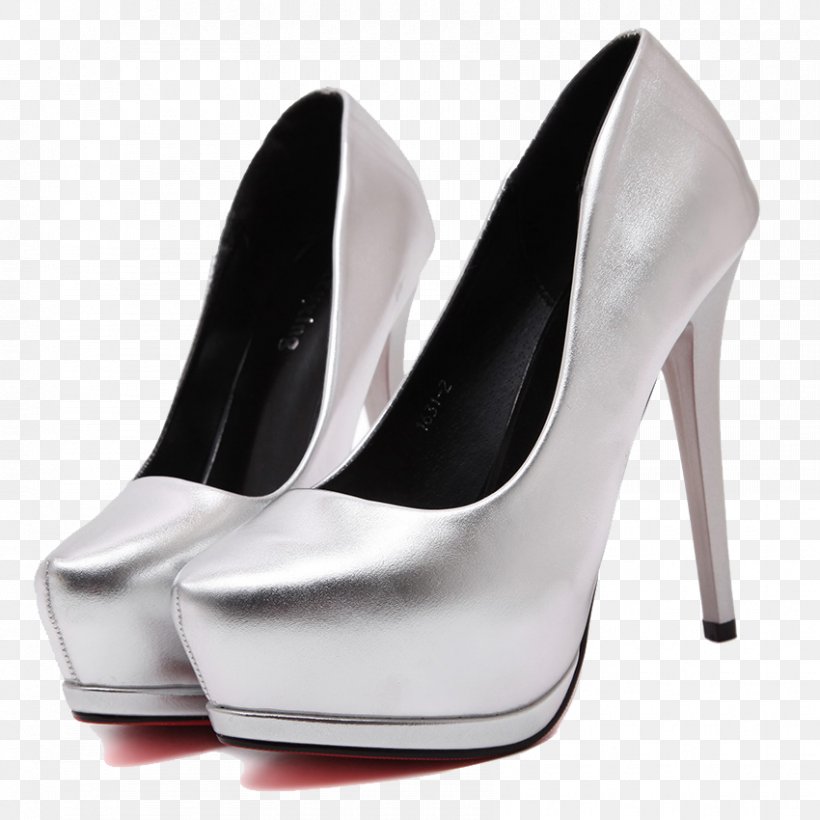High-heeled Footwear Designer Silver Shoe, PNG, 850x850px, Highheeled Footwear, Absatz, Basic Pump, Bridal Shoe, Christian Louboutin Download Free