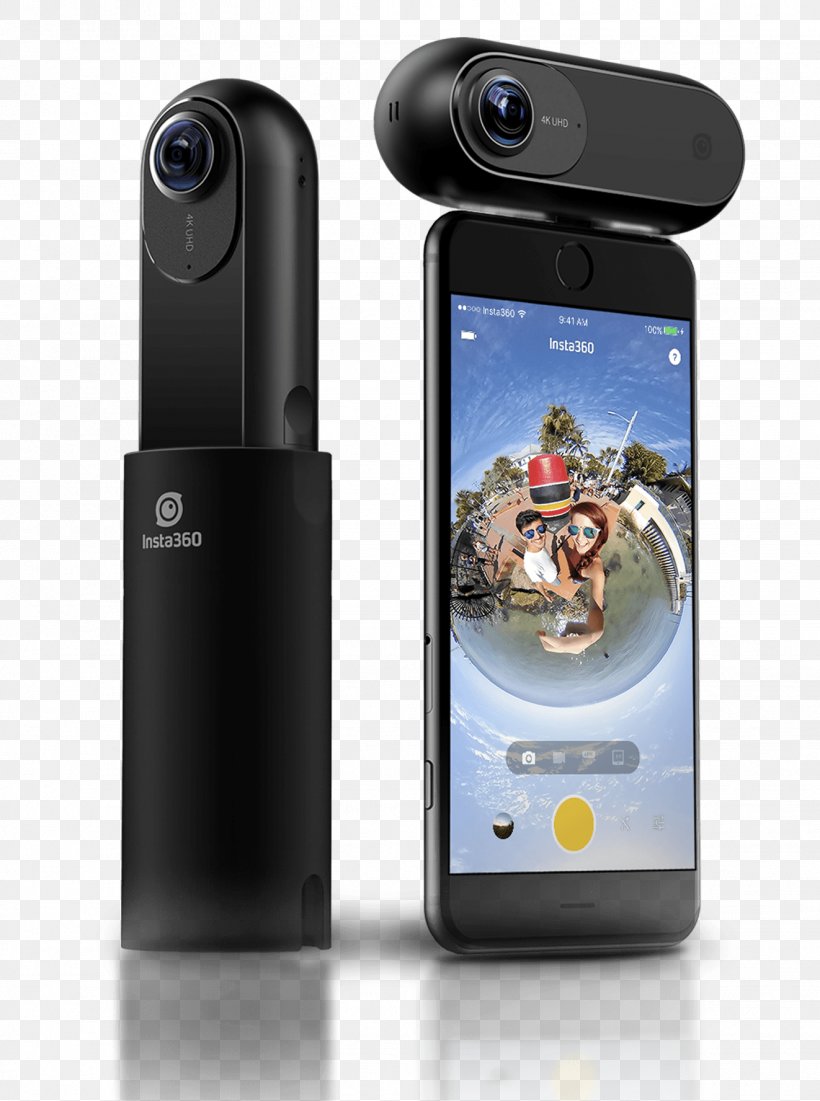 Insta360 ONE Camera 4K Resolution Immersive Video, PNG, 1322x1776px, 4k Resolution, Insta360 One, Action Camera, Camera, Camera Lens Download Free