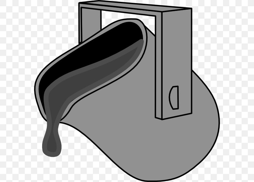 Paint Bucket Clip Art, PNG, 600x586px, Paint, Black, Black And White, Bucket, Color Download Free