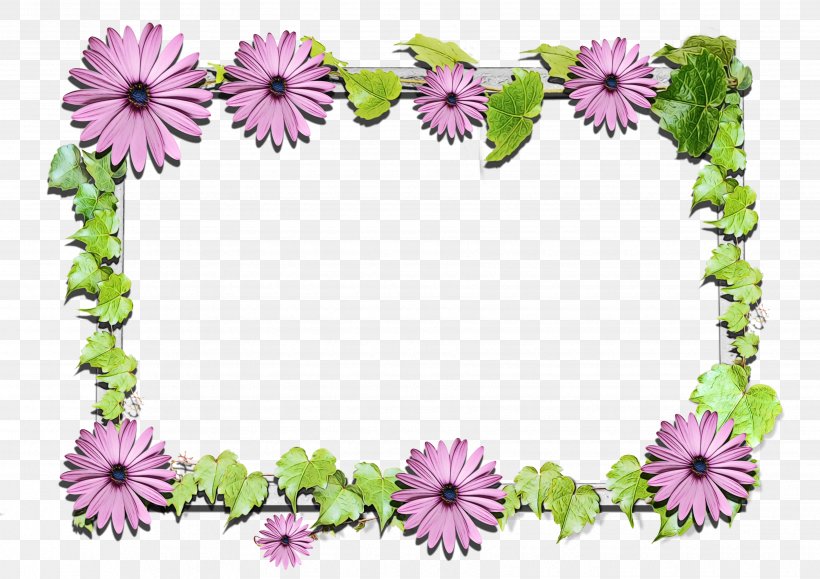 Pink Flower Frame, PNG, 3510x2480px, Picture Frames, Borders And Frames, Cut Flowers, Floral Design, Flower Download Free