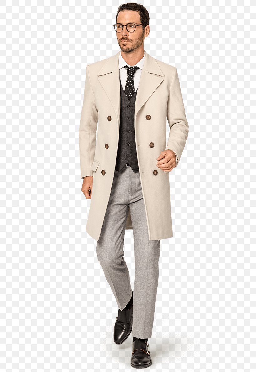 Tuxedo M. Overcoat Trench Coat Beige, PNG, 550x1188px, Tuxedo, Beige, Coat, Fashion Model, Formal Wear Download Free
