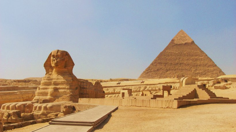 Great Sphinx Of Giza Great Pyramid Of Giza Egyptian Pyramids Cairo Ancient Egypt, PNG, 1431x800px, Great Sphinx Of Giza, Ancient Egypt, Ancient Egyptian Architecture, Ancient History, Archaeological Site Download Free