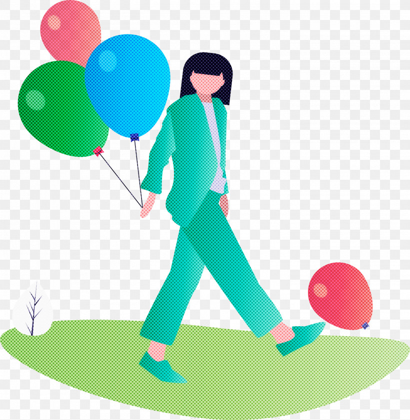 Party Partying Happy Feeling, PNG, 2921x2999px, Party, Balloon, Games, Green, Happy Feeling Download Free