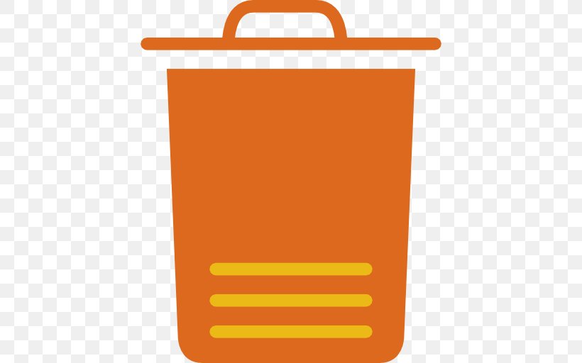 Rubbish Bins & Waste Paper Baskets Electronic Waste, PNG, 512x512px, Rubbish Bins Waste Paper Baskets, Electronic Waste, Material, Orange, Plastic Download Free