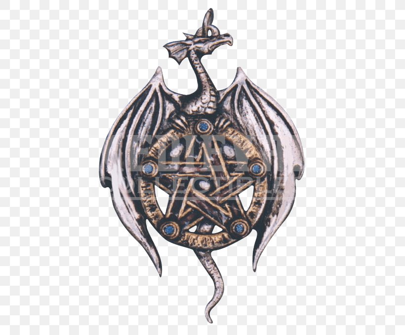 Symbol Amulet Pentagram Charms & Pendants Dragon, PNG, 680x680px, Symbol, Amulet, Anchor, Black Magic, Charms Pendants Download Free