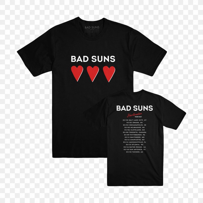 T-shirt Bad Suns Heartbreaker Clothing, PNG, 1910x1910px, Tshirt, Active Shirt, Asoscom, Bad Suns, Beret Download Free