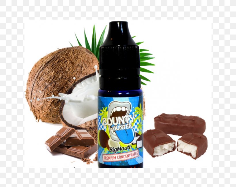 Bounty Electronic Cigarette Flavor Aroma Coconut, PNG, 650x650px, Bounty, Aroma, Brand, Chocolate, Cigarette Download Free