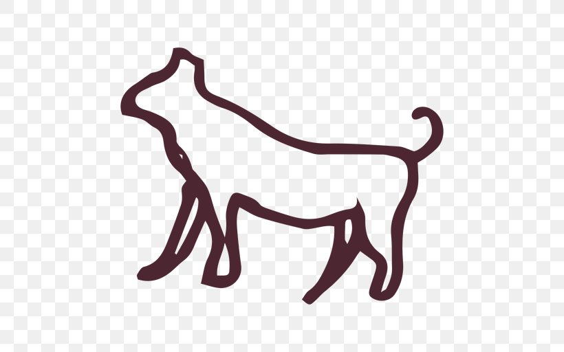 Dog Illustration Vexel Vector Graphics, PNG, 512x512px, Dog, Animal Figure, Drawing, Felidae, Line Art Download Free