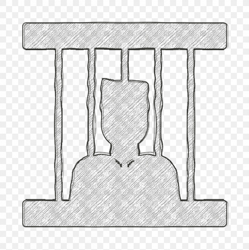 Law And Justice Icon Prison Icon, PNG, 1250x1256px, Law And Justice Icon, Black, Black And White, Drawing, Furniture Download Free