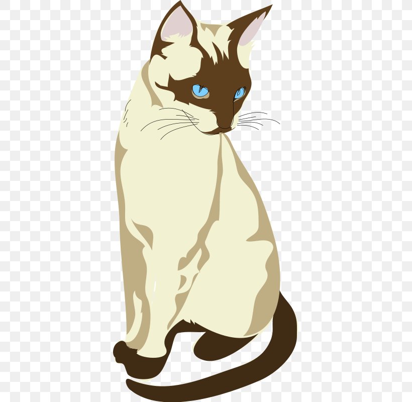 The Siamese Cat Kitten Black Cat Clip Art, PNG, 369x800px, Siamese Cat, Art, Black Cat, Carnivoran, Cartoon Download Free