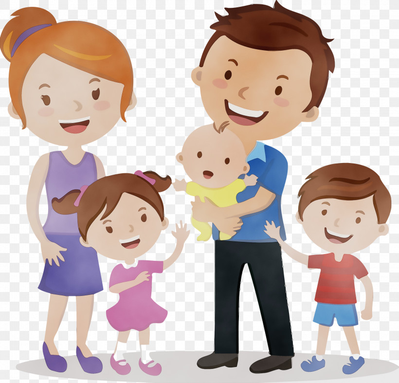 People Cartoon Child Male Sharing, PNG, 3000x2880px, Family Day, Cartoon, Child, Gesture, Happy Family Day Download Free