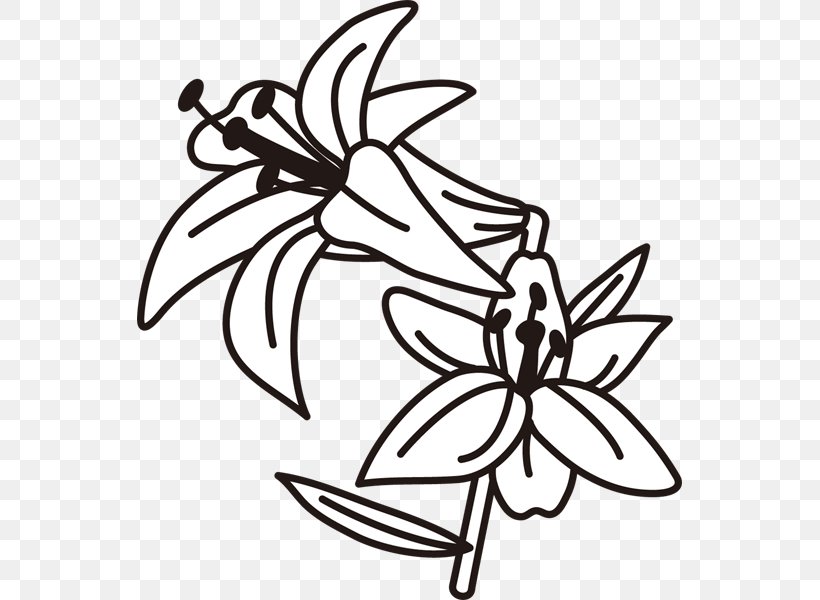 Black And White Flower Clip Art, PNG, 600x600px, Black And White, Art, Artwork, Branch, Butterfly Download Free